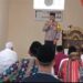 Cooling System Jelang Pemilu, Kapolsek Cisaat sampaikan pesan kamtibmas melalui Jum’at Keliling