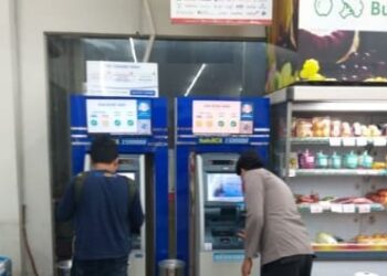 Anggota Polsek Gunungpuyuh Kontrol dan Cek ATM Antisipasi Gangguan Kamtibmas