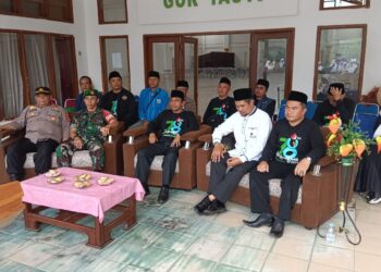 Panit Binmas Polsek Cisaat Ikuti Apel Hari Amal Bhakti ( HAB ) Kementrian Agama Republik Indonesia ke-78 Tingkat Kecamatan Cisaat
