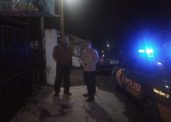 Cegah Gukamtibmas di Malam Hari Polsek Warudoyong Gencar Patroli Malam Hari