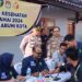 Jaga Kondisi Petugas Sortir Surat Suara, Polres Sukabumi Kota Beri Pelayanan Kesehatan Gratis