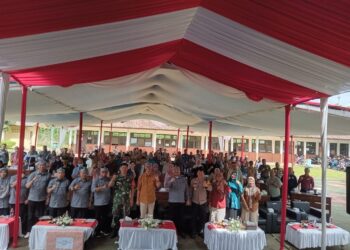 Hadiri Kegiatan Musyawarah Perencanaan Pembangunan (Musrenbang) Kecamatan Gunungpuyuh Kota Sukabumi Kapolsek Gunungpuyuh Bersama Unsur Forkopincam