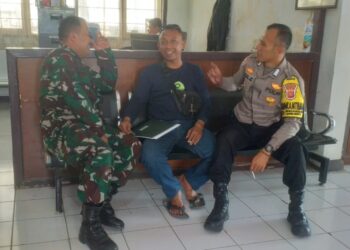Patroli Sinergitas Tni-Polri Menyambangi Objek Vital Di Wilayah Hukum Polsek Lembursitu