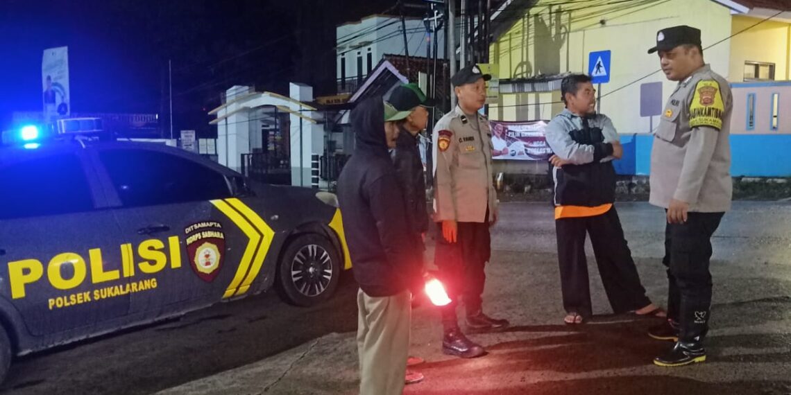 Patroli Strong Point Malam Hari Wujudkan Situasi Kamtibmas Yang Aman Dan Kondusif
