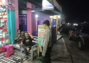 Cegah Gangguan Kamtibmas Polsek Cibeureum Pertajam Patroli Malam Hari