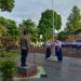 Jadi Pembina Upacara Bendera di SMPN 8 Kota Sukabumi Kapolsek Citamiang Cegah Kenakalan Remaja