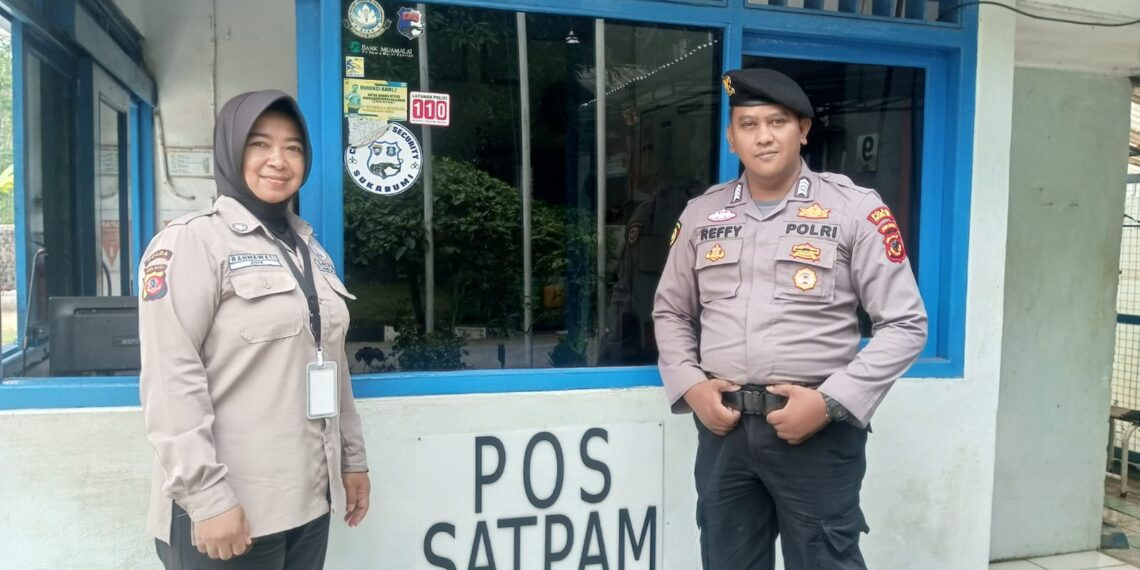 Polsek Cisaat Patroli Dialogis dengan Security