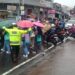Unit Lantas Polsek Sukalarang Melaksanakan Gatur Lalin Saat Jam Pulang Karyawan