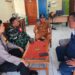 Sinergitas TNI-POLRI Bhabinkamtibmas dan Babinsa Cikondang melaksanakan sambang dan koordinasi dengan Lurah Cikondang.