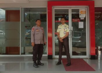 Unit Samapta Polsek Cikole Laksanakan Giat Dialogis Dengan Satpam Bank