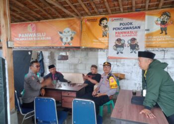 Kapolsek Mendatangi Kantor Panwaslu Kecamatan Sukabumi