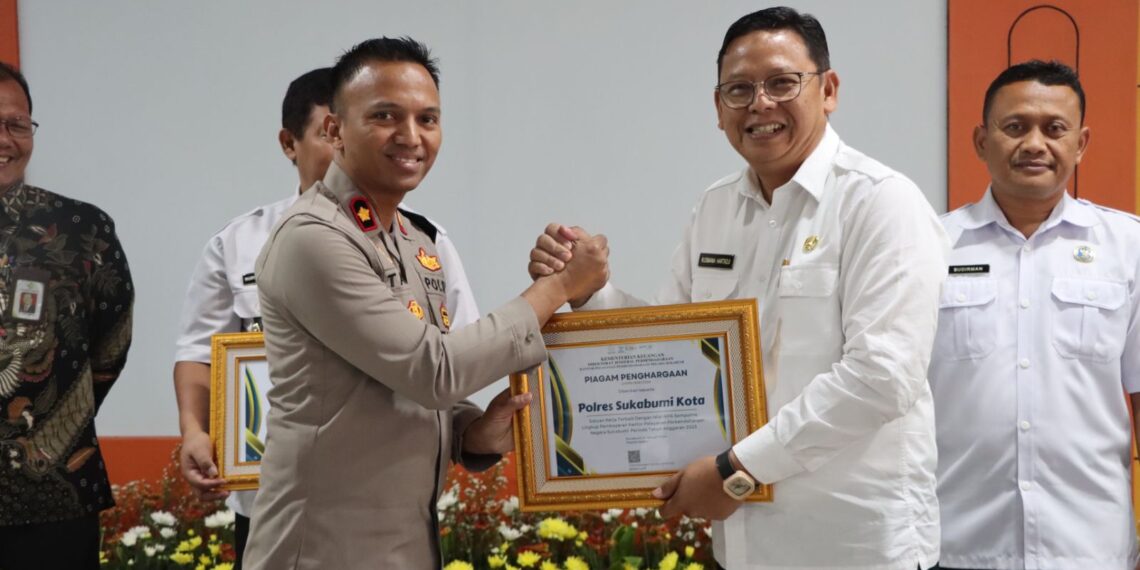Capai Nilai IKPA Sempurna, Polres Sukabumi Kota Dianugerahi Penghargaan KPPN