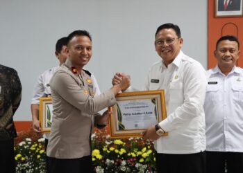 Capai Nilai IKPA Sempurna, Polres Sukabumi Kota Dianugerahi Penghargaan KPPN