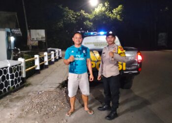 Polsek Kebon Pedes Rutin Patroli Malam, Cegah Berandalan Motor