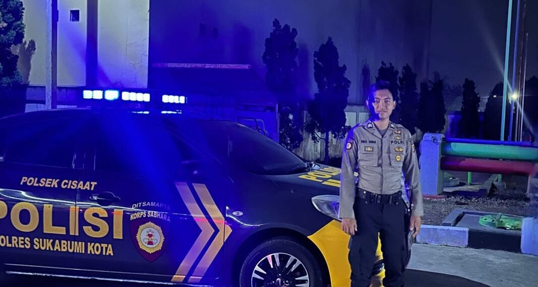 Gelar Patroli KRYD Polsek Cisaat Antisipasi Kejahatan di Malam Hari