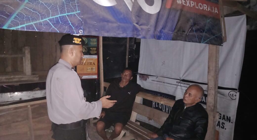 Polsek Cibeureum pertajam Patroli malam hari  Cegah Gangguan Kamtibmas