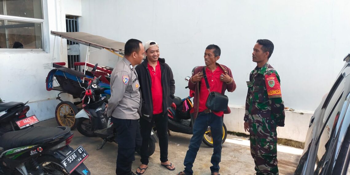 Sambang Warga Binaan Sinergitas TNI-POLRI Bhabinkamtibmas bersama Babinsa