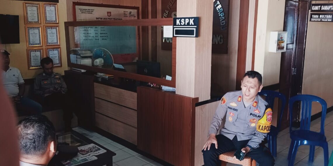 Polsek Citamiang Gelar Apel Pagi Sebagai Bentuk Kedisiplinan.