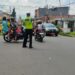 Gatur Lalu Lintas Polsek Warudoyong Paska melintas Kereta Api Pangrango