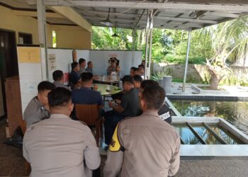 Kapolsek Gunungpuyuh Ingatkan Anggotanya Agar Lakukan Tugas Dengan Maksimal
