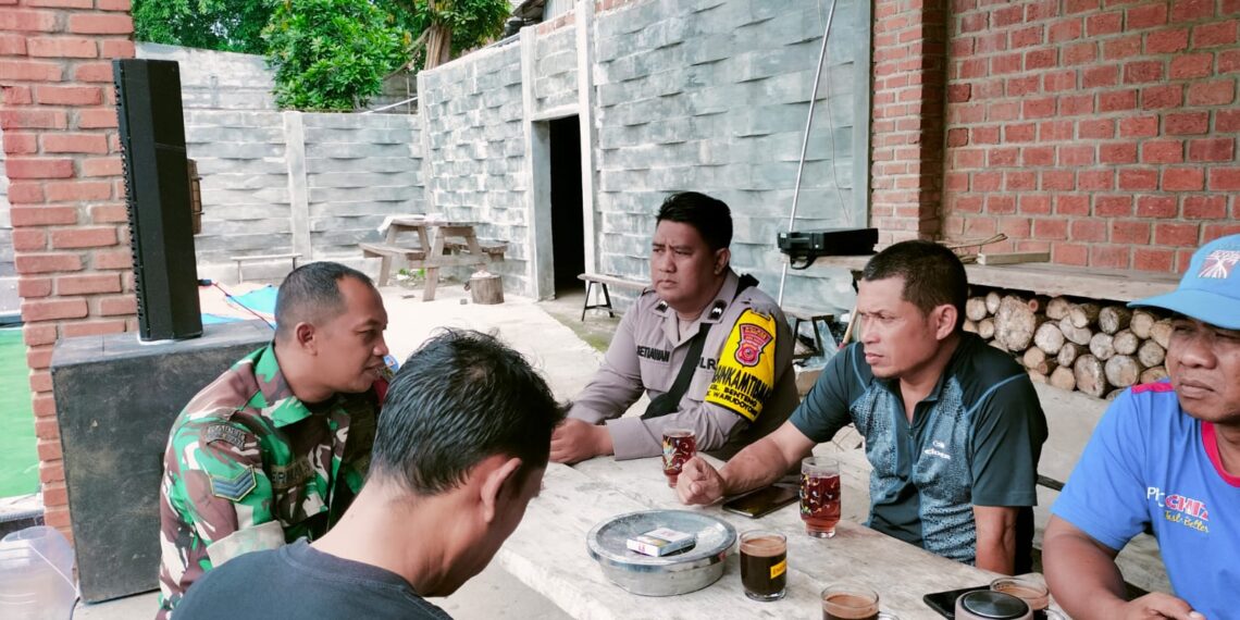 Sampaikan Imbauan Kamtibmas Anggota Bhabinkamtibmas Polsek Warudoyong