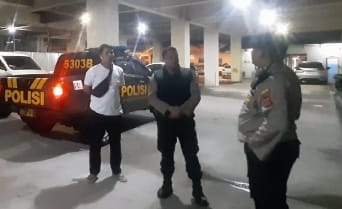Pantau Keamanan Hotel, Polsek Gunungpuyuh Patroli Malam Ke Hotel Permata Hijau