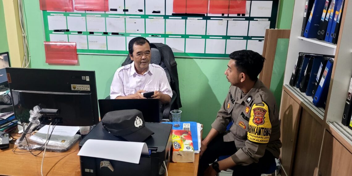 Bhabinkamtibmas Desa Prianganjaya Sampaikan Pesan Kamtibmas