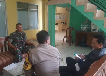 Sinergitas TNI-POLRI Bhabinkamtibmas dan Babinsa Titisan Sambang Warga Binaan.