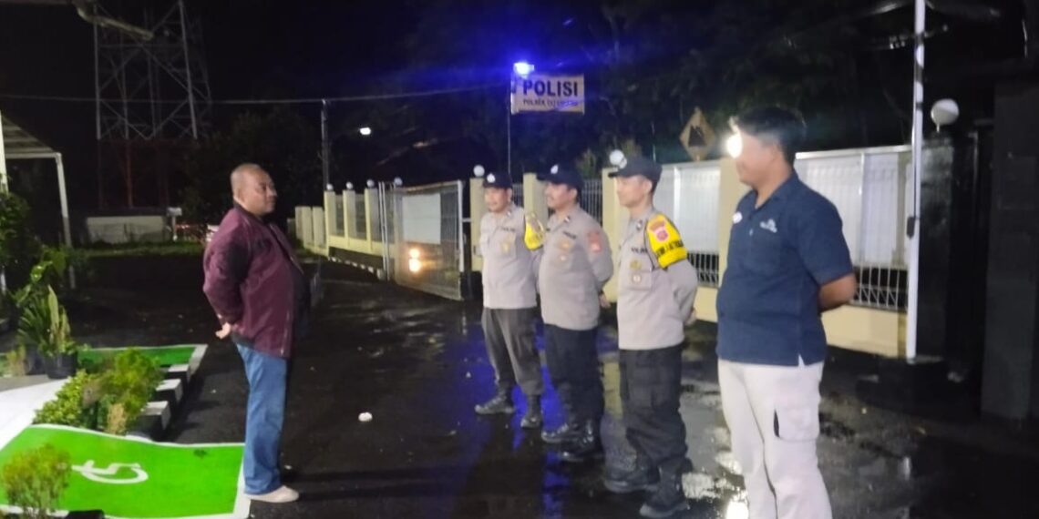 Polsek Citamiang Gelar Apel Kegiatan Rutin Yang Ditingkatkan (KRYD). Antisipasi Gangguan Kamtibmas