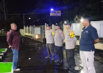 Polsek Citamiang Gelar Apel Kegiatan Rutin Yang Ditingkatkan (KRYD). Antisipasi Gangguan Kamtibmas