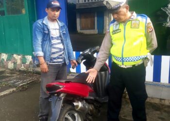 Gencar Razia Knalpot Tidak Sesuai Spesifikasi Teknis Polsek Sukalarang