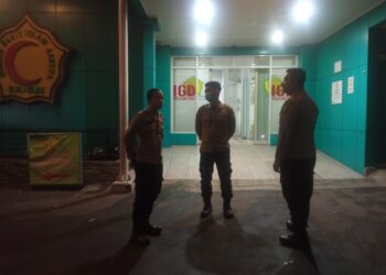 Beri Pesan Kamtibmas Polsek Gunungpuyuh Lakukan Patroli Dialogis Dengan Petugas Security