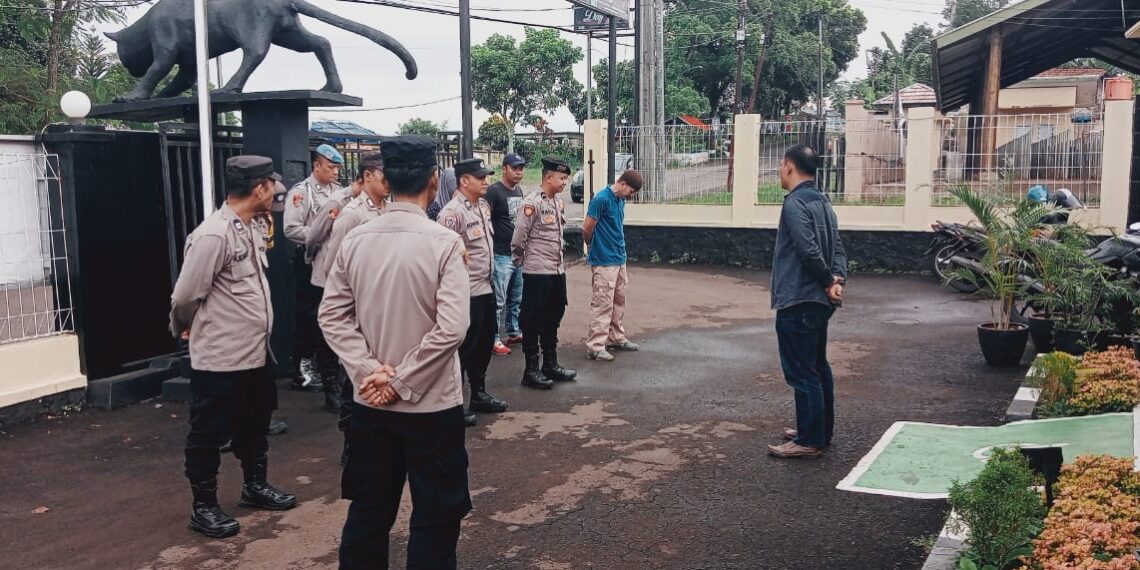Tekankan Sikap Kedisiplinan, Polsek Citamiang Laksanakan Apel Pagi