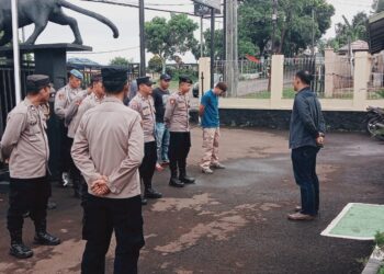 Tekankan Sikap Kedisiplinan, Polsek Citamiang Laksanakan Apel Pagi
