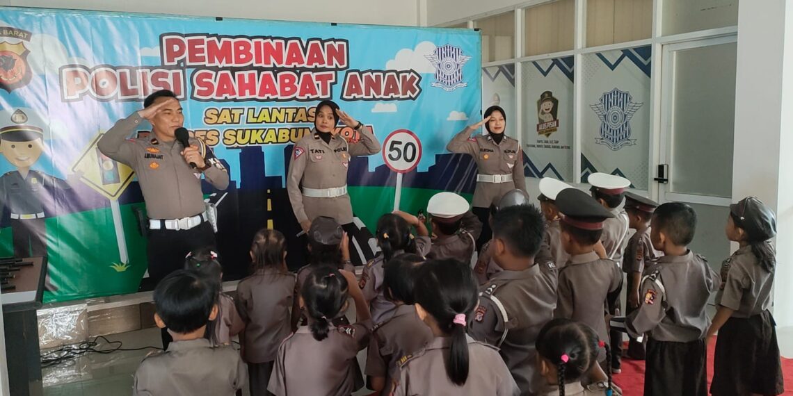 Kenalkan Sosok Polisi Sejak Dini, PSA di Sukabumi Bentuk Karakter Anak Yang Disiplin