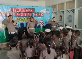 Kenalkan Sosok Polisi Sejak Dini, PSA di Sukabumi Bentuk Karakter Anak Yang Disiplin