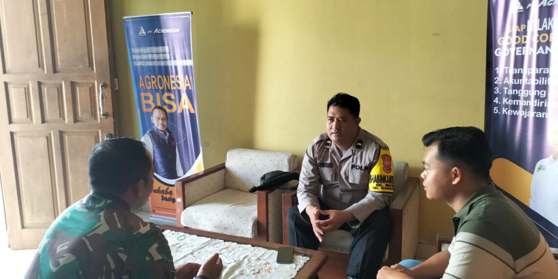 Anggota Bhabinkamtibmas Polsek Warudoyong Berikan Pesan Kamtibmas ke Warga Binaan