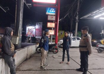 Cegah Terjadi Curanmor Polsek Gunungpuyuh Sampaikan Pesan Pada Petugas Parkir