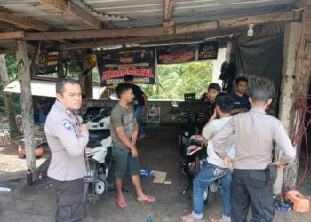 Antisipasi Tindak Kejahatan dan Balap Liar Polsek Sukabumi Gelar Razia Knalpot Tidak Sesuai Spesifikasi Teknis