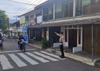 Gatur Pagi Hari Polsek Citamiang Sebagai Bentuk Pelayanan Kepada Masyarakat