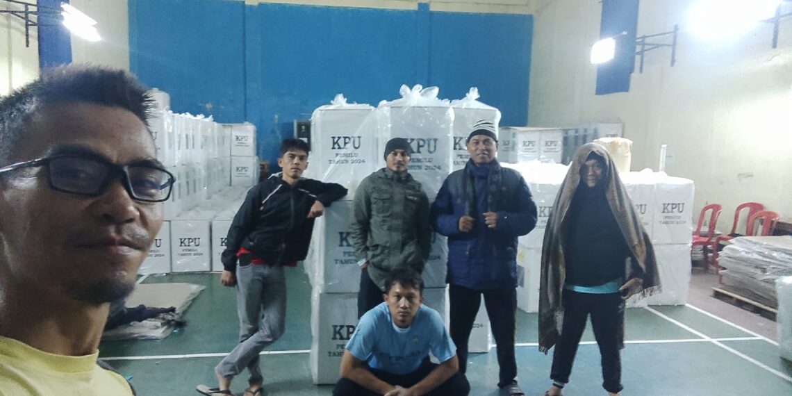 Polsek Kaduadampit Lakukan Patroli dan Pastikan Keamanan Gudang Logistik