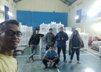 Polsek Kaduadampit Lakukan Patroli dan Pastikan Keamanan Gudang Logistik
