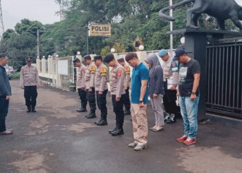 Polsek Citamiang Gelar Apel Pagi Sebagai Bentuk Kedisiplinan