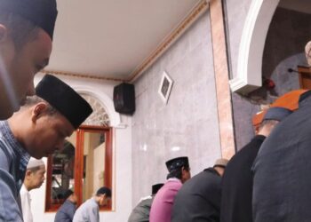 Gelar Shalat Subuh Berjamaah Bhabinkamtibmas Kelurahan Nanggeleng Polsek Citamiang