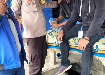 Bhabinkamtibmas Desa Prianganjaya Sampaikan Pesan Kamtibmas