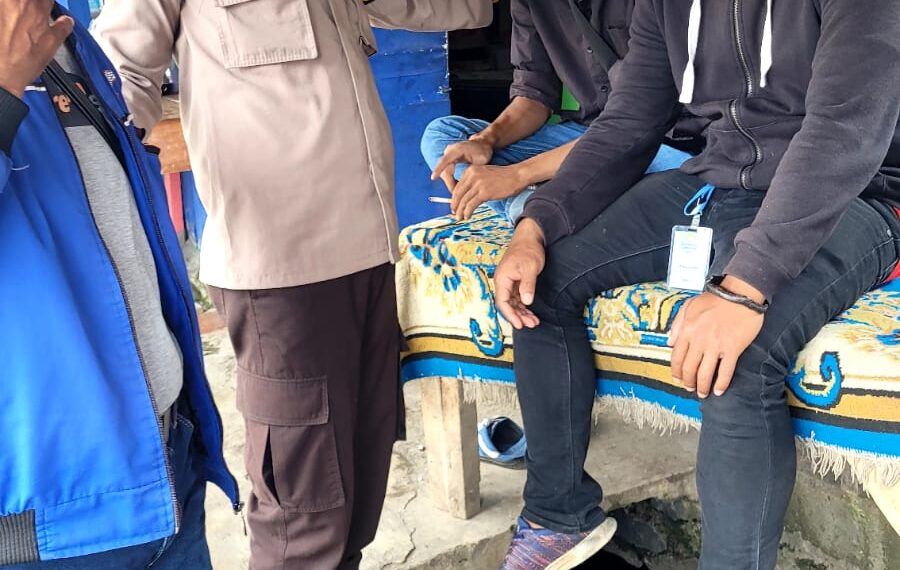 Bhabinkamtibmas Desa Prianganjaya Sampaikan Pesan Kamtibmas