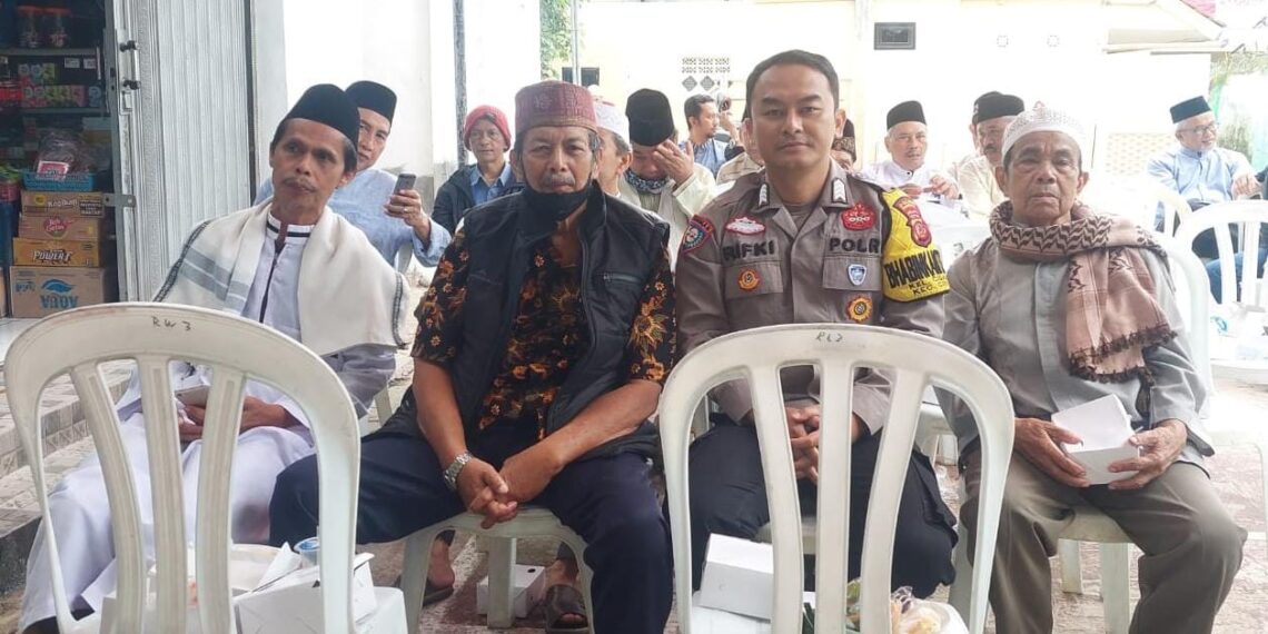 Bhabinkamtibmas Polsek Cikole Menghadiri Peringatan Isra Mi’raj