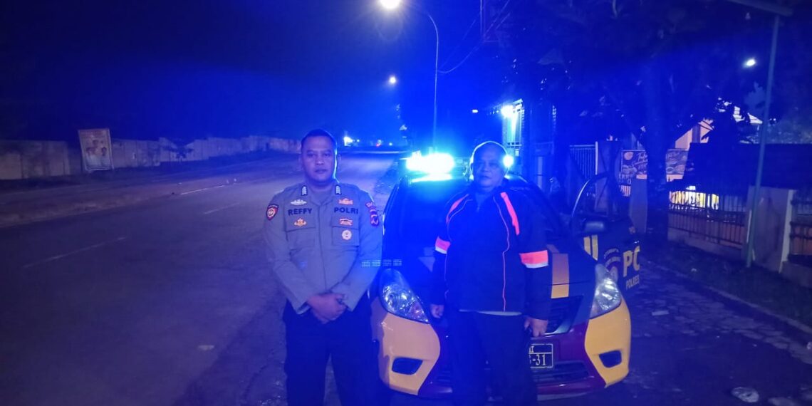 Polsek Cisaat Resor Sukabumi Kota Tingkatkan Patroli Malam Hari Cegah Gangguan Kamtibmas