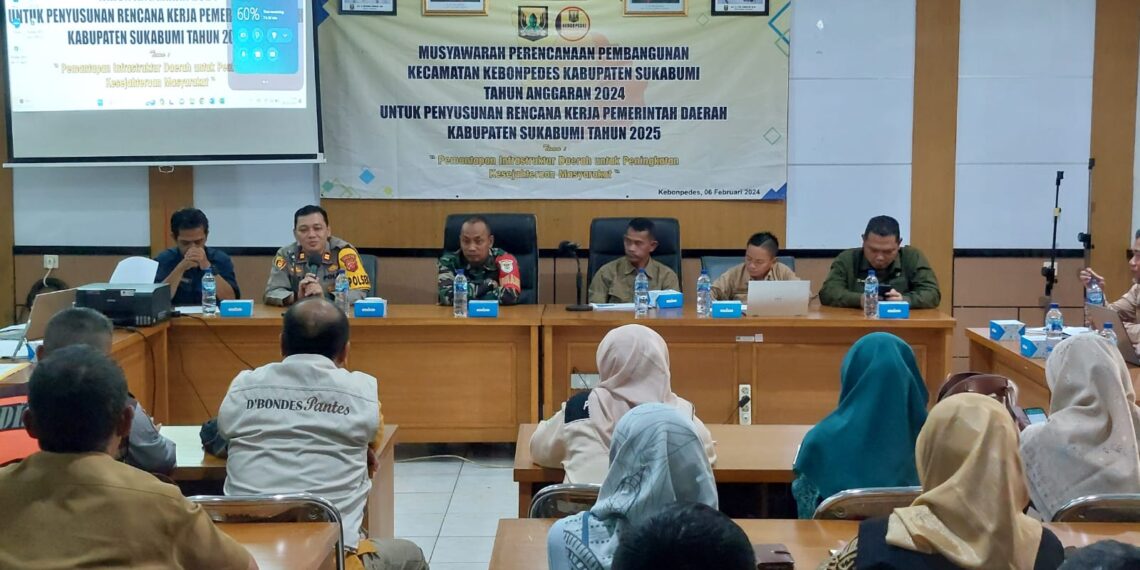Kapolsek Kebonpedes Hadiri Musrenbang Kecamatan Kebonpedes Kabupaten Sukabumi