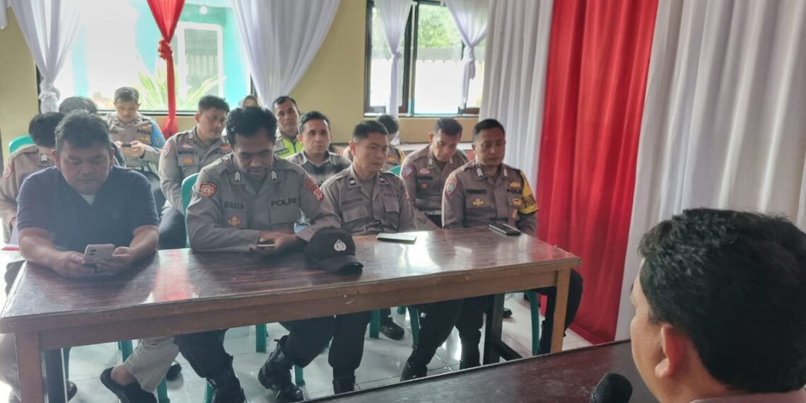 Kapolsek Sukalarang Pimpin Giat Anev Mingguan, Ini Penekananya